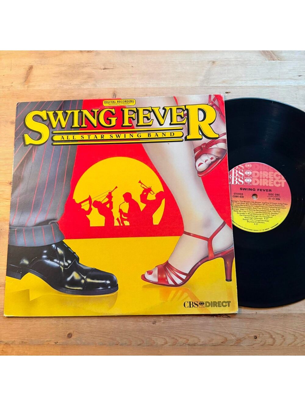 All Star Swing Band - Swing Fever 33rpm VG+ VR24